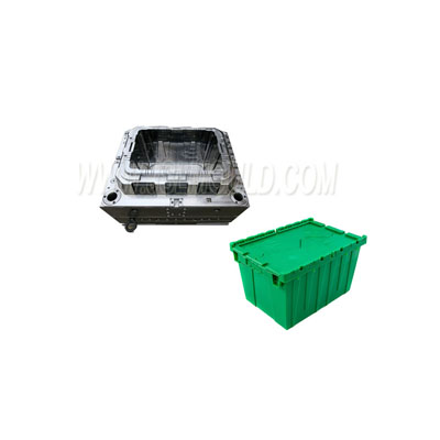 attached lid mold